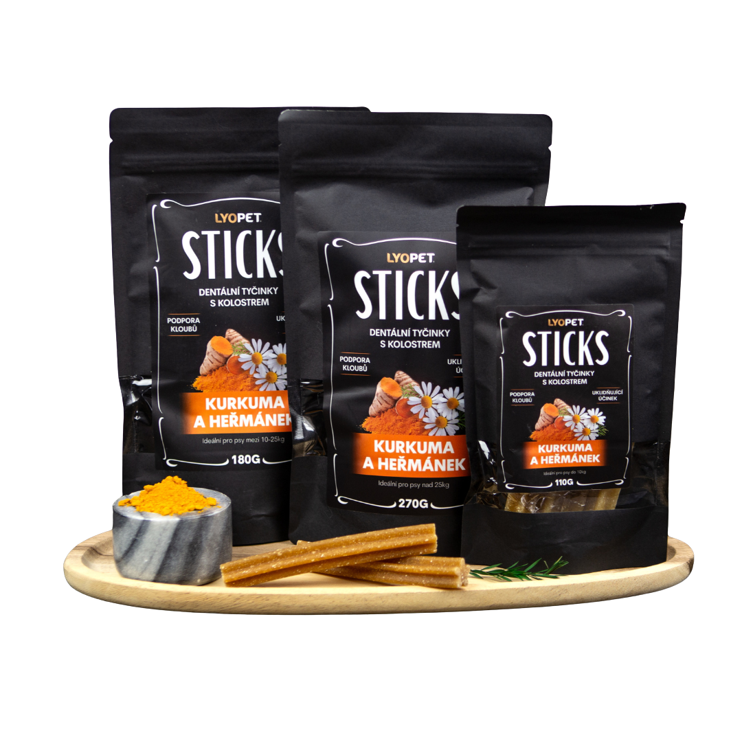Dental Sticks Turmeric & Camomille Medium